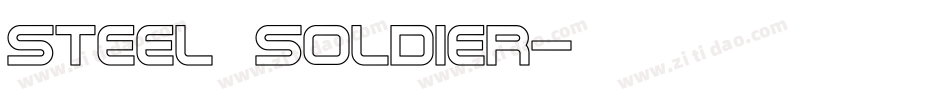 Steel Soldier字体转换